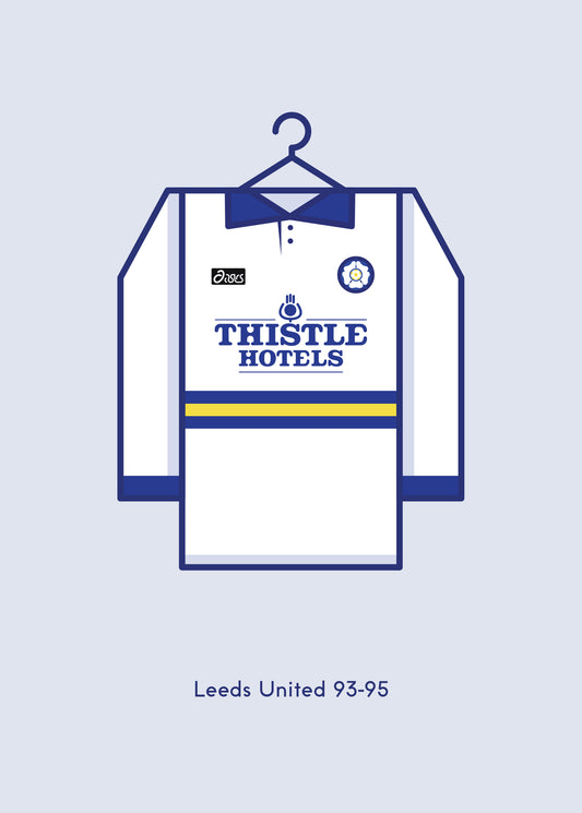 Leeds United 1993 - 95 Home Kit