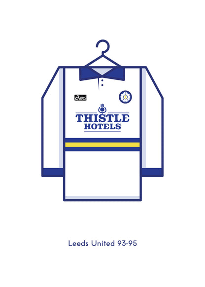 Leeds United 1993 - 95 Home Kit