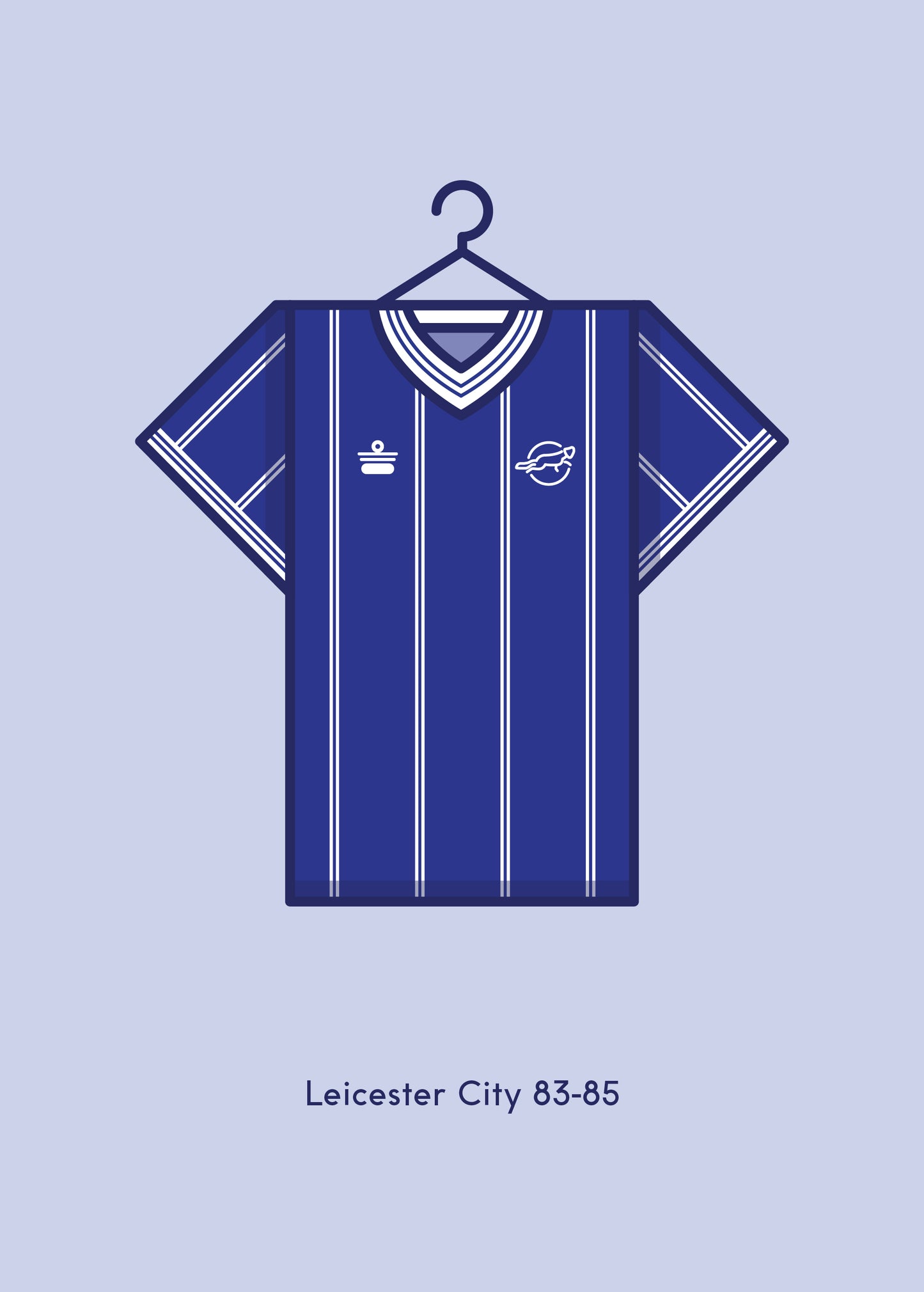 Leicester City 1983-85 Home Kit