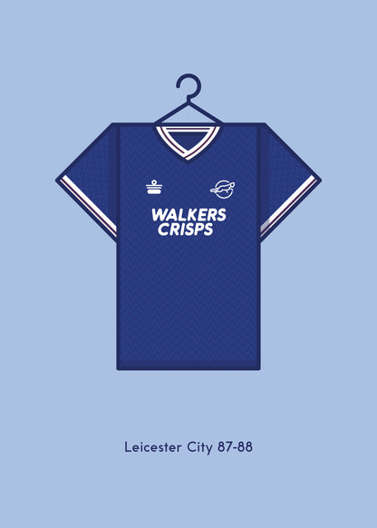 Leicester City 1987-88 Home Kit