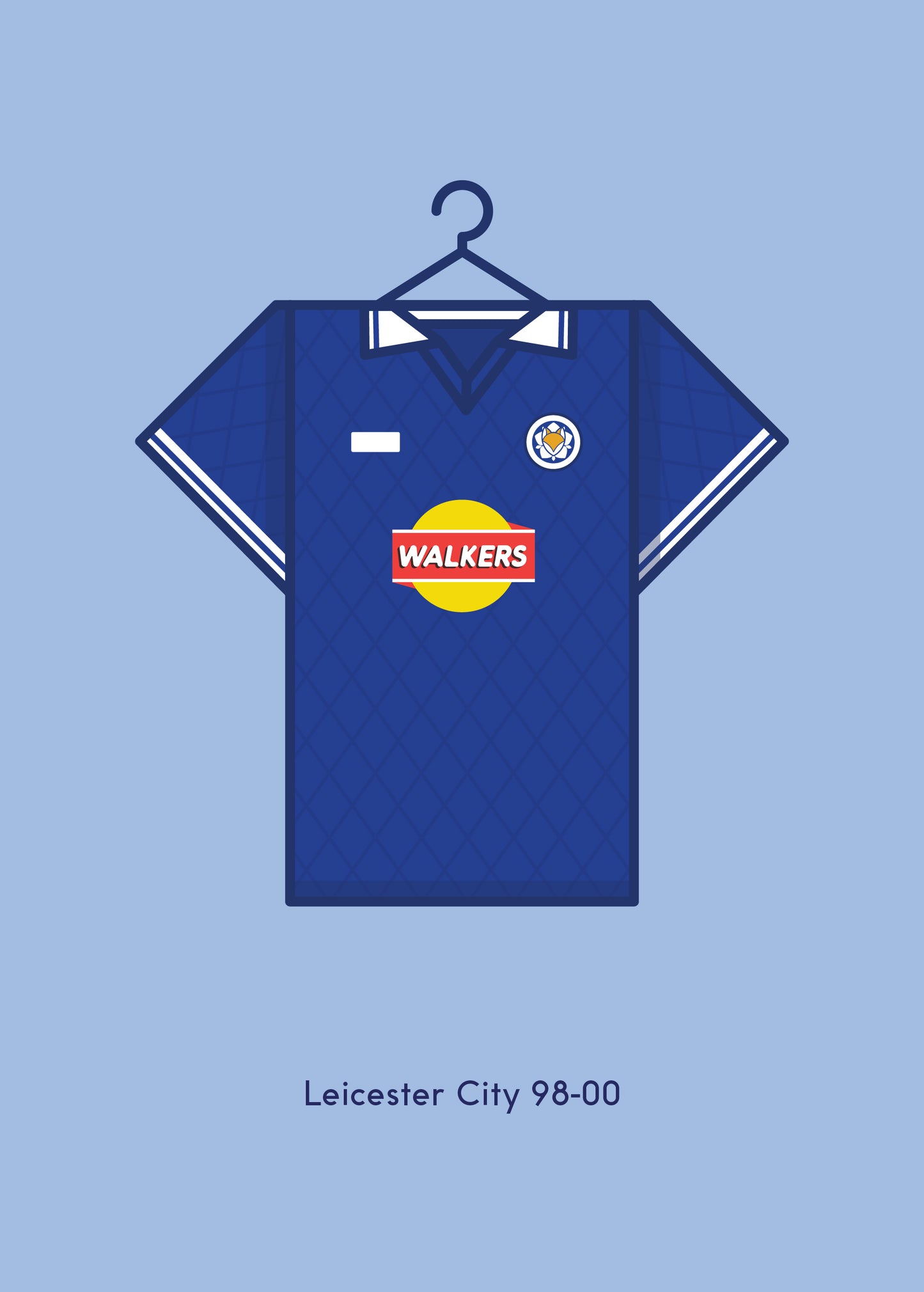 Leicester City 1998-00 Home Kit