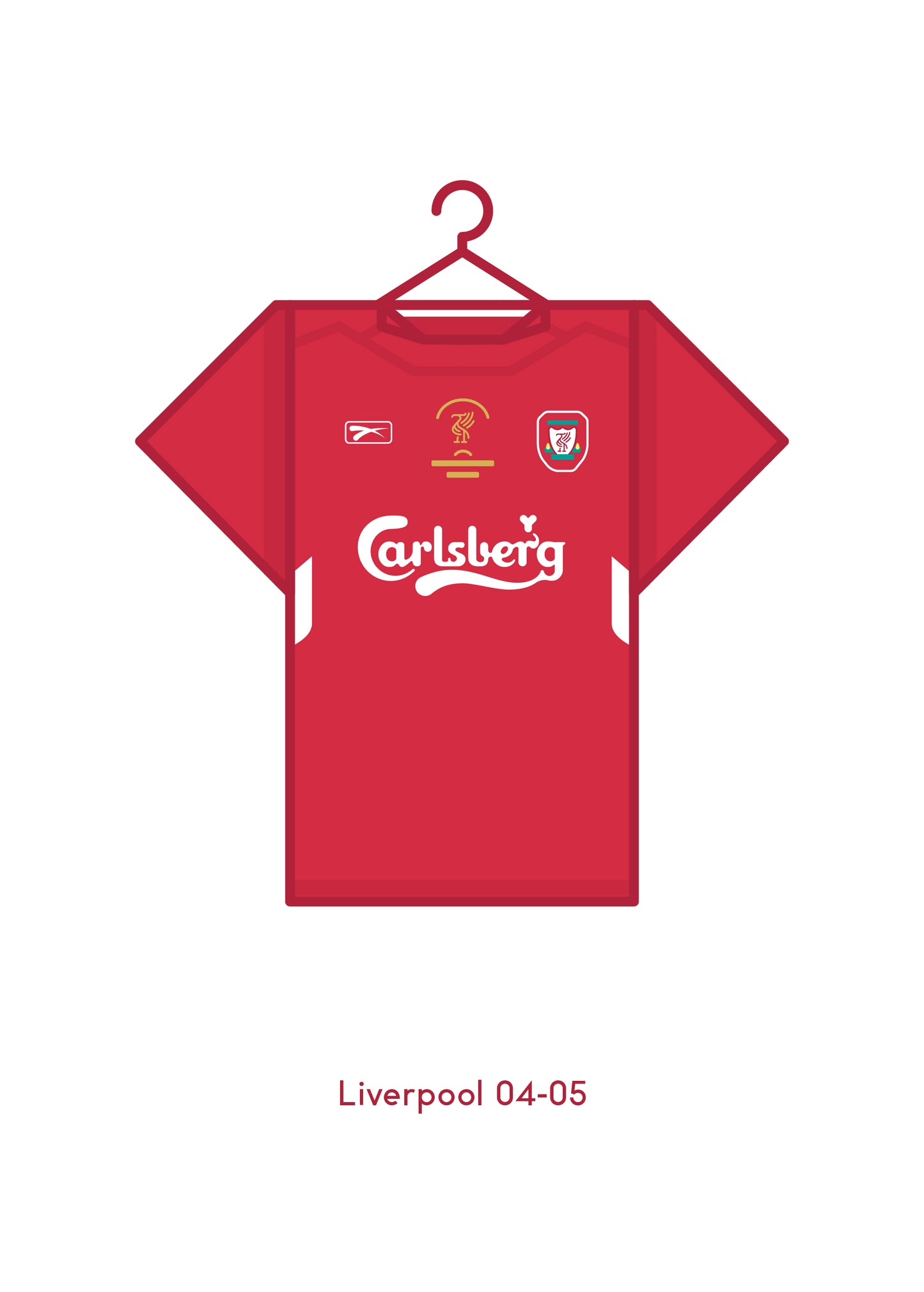 Liverpool 2004 - 05 Home Kit