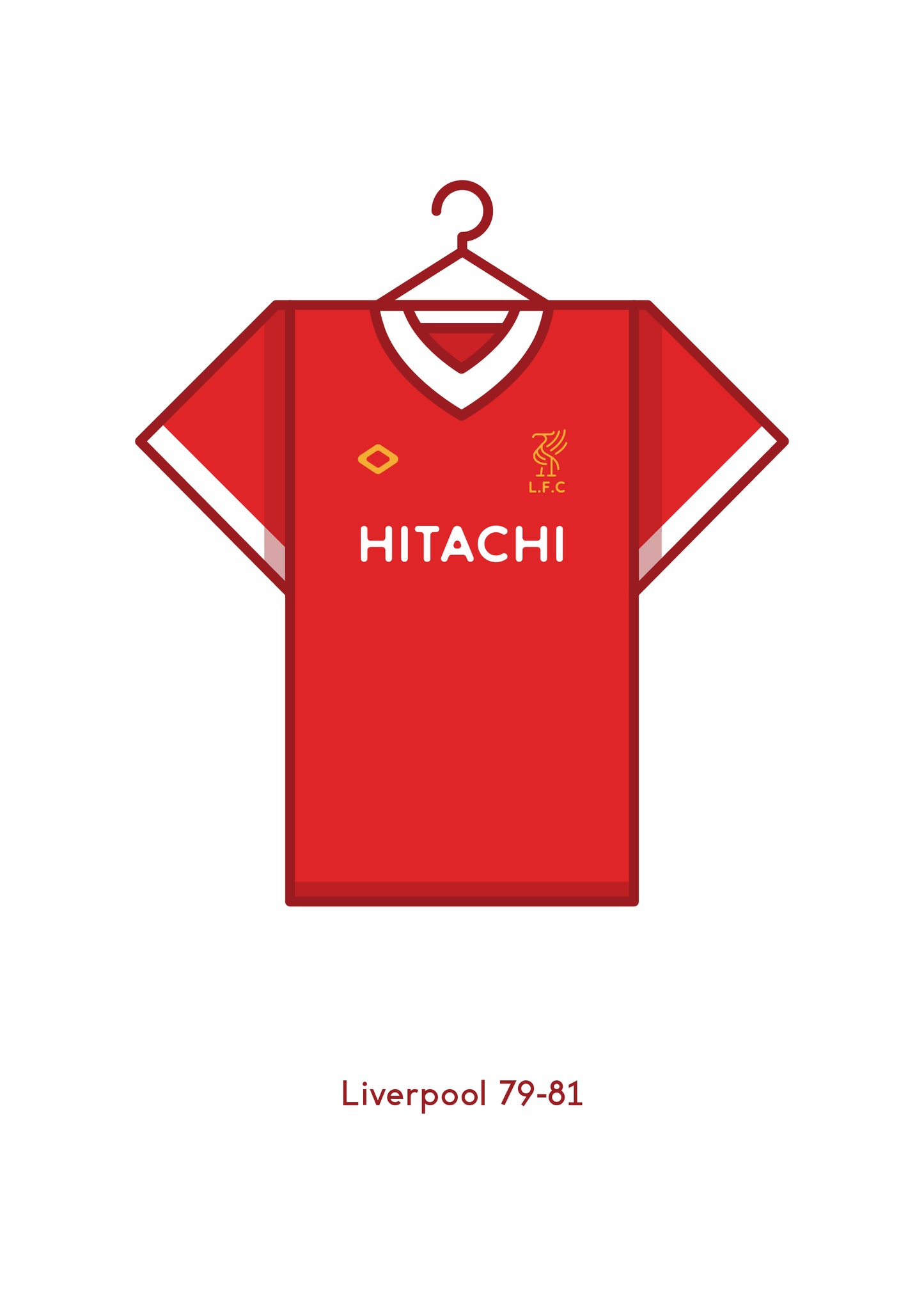 Liverpool 1979 - 82 Home Kit