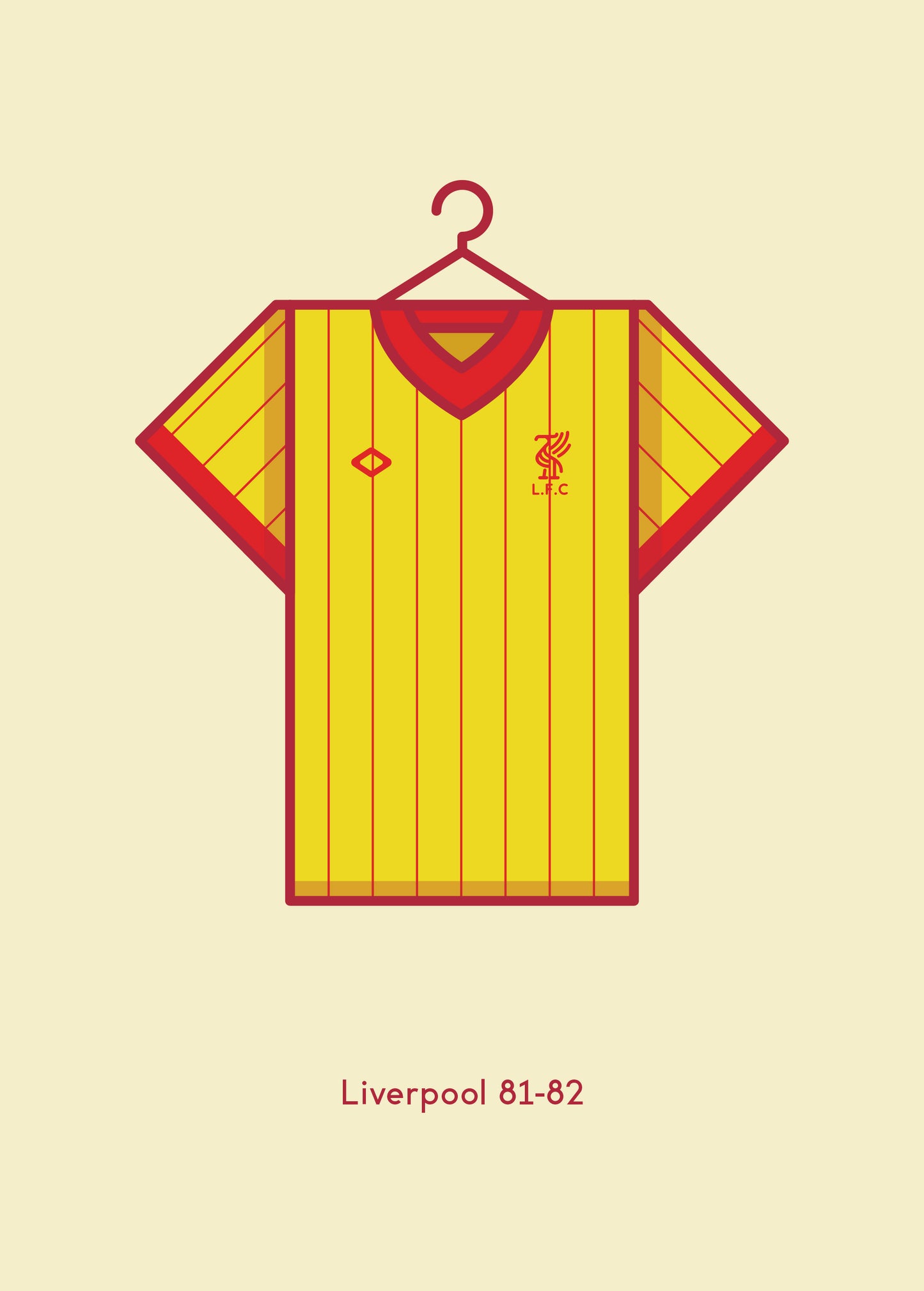 Liverpool 1981 - 82 Third Kit