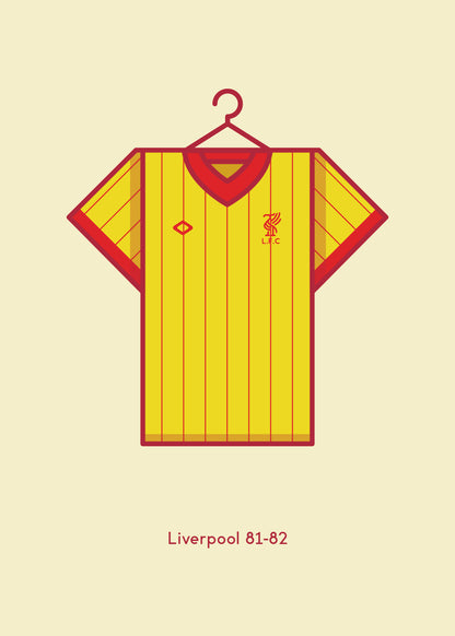 Liverpool 1981 - 82 Third Kit