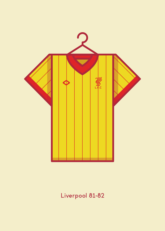 Liverpool 1981 - 82 Third Kit