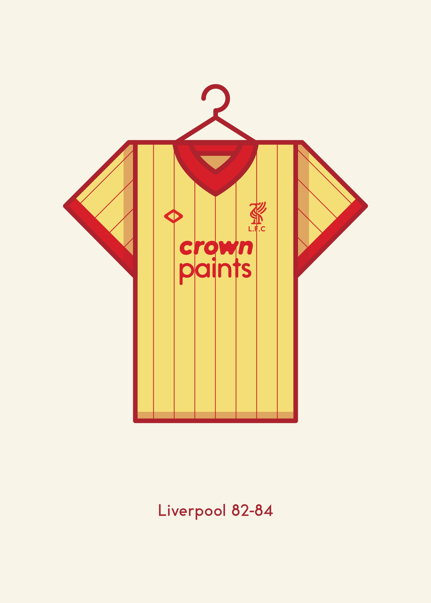 Liverpool 1982 - 84 Away Kit