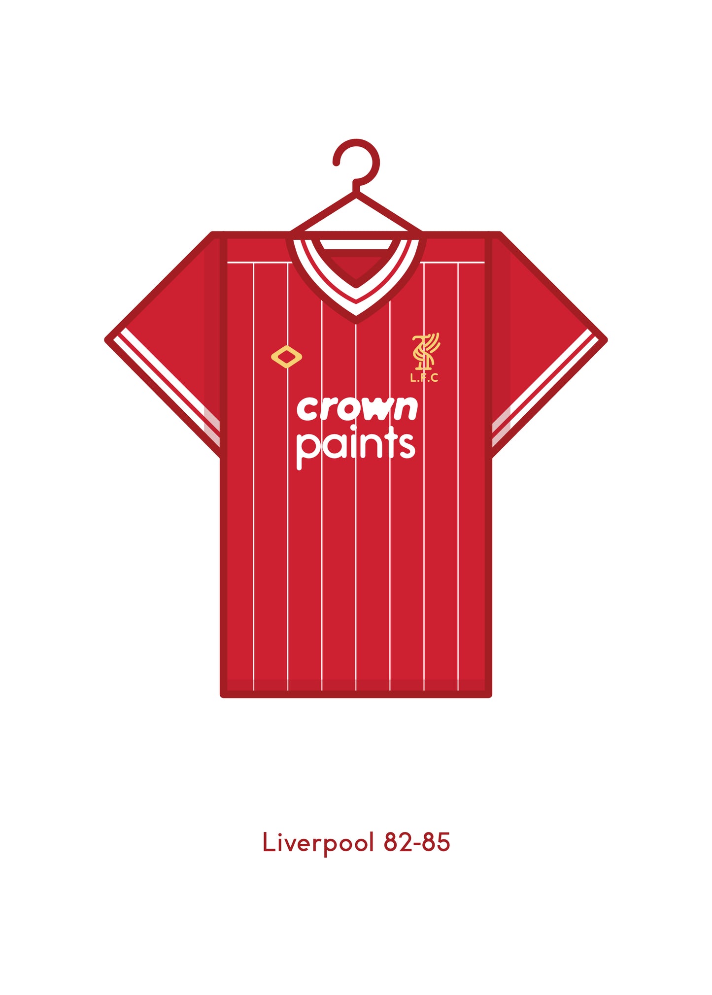 Liverpool 1982 - 85 Home Kit