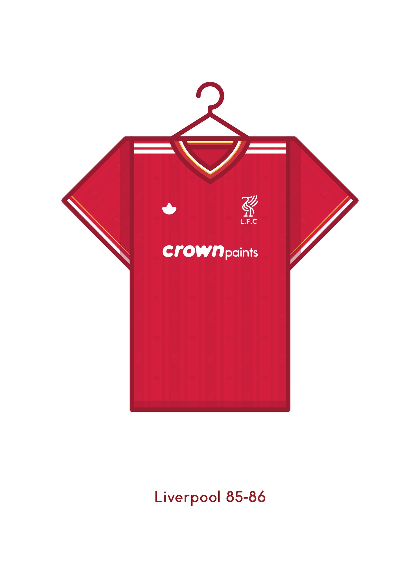 Liverpool 1985 - 86 Home Kit