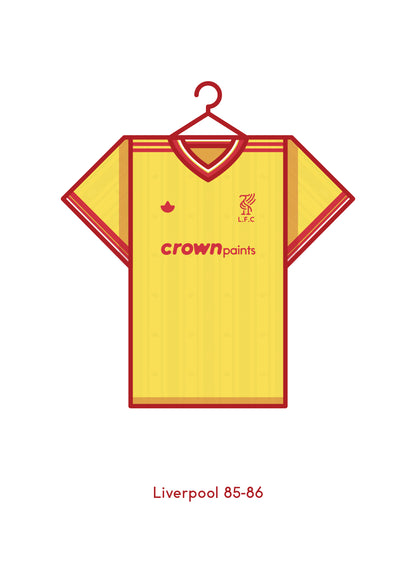 Liverpool 1985 - 86 Third Kit