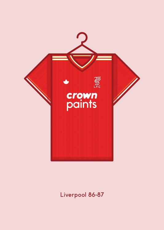 Liverpool 1986 - 87 Home Kit