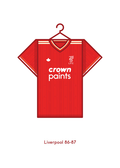 Liverpool 1986 - 87 Home Kit