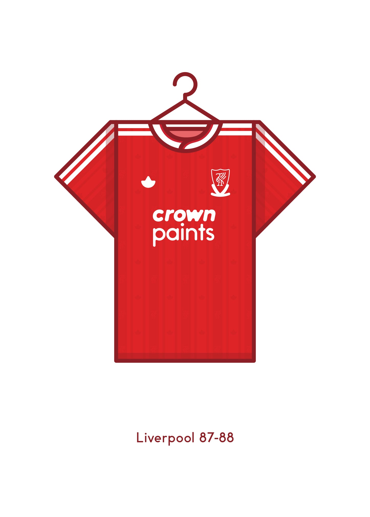 Liverpool 1987 - 88 Home Kit