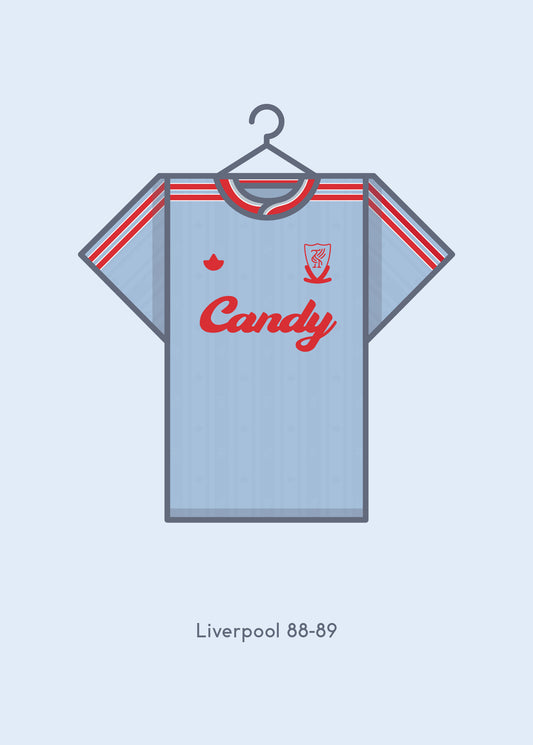 Liverpool 1988 - 89 Away Kit