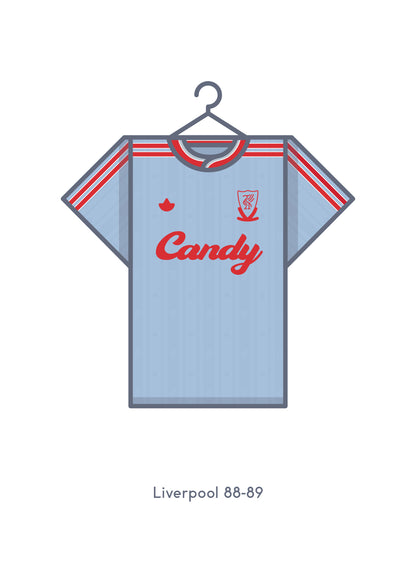 Liverpool 1988 - 89 Away Kit