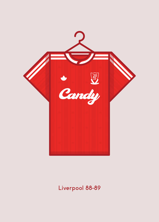 Liverpool 1988 - 89 Home Kit