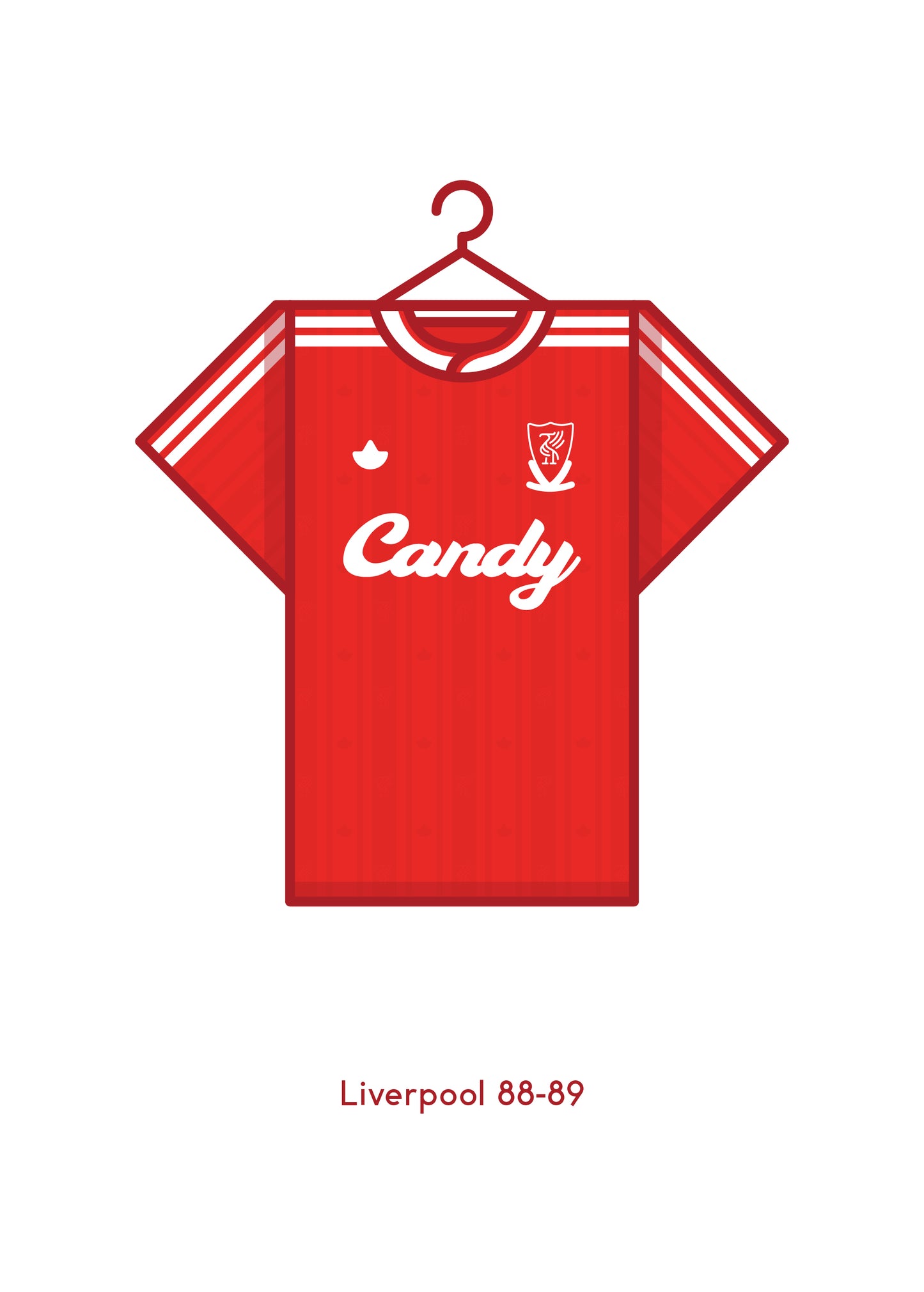 Liverpool 1988 - 89 Home Kit