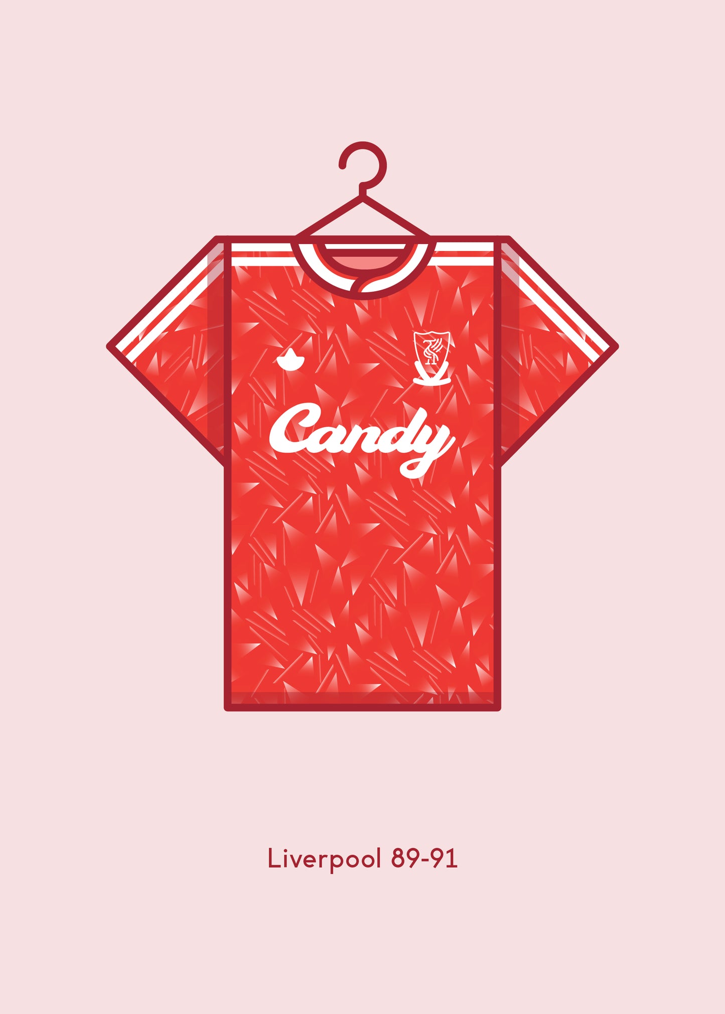 Liverpool 1989 - 91 Home Kit