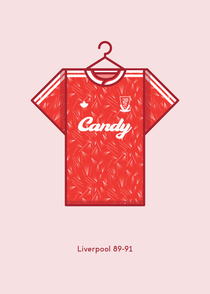 Liverpool 1989 - 91 Home Kit