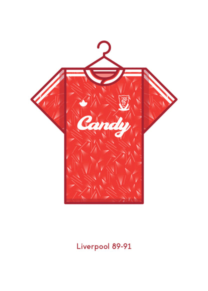 Liverpool 1989 - 91 Home Kit