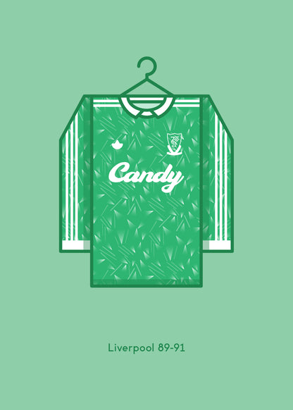 Liverpool 1989 - 91 Keeper Kit