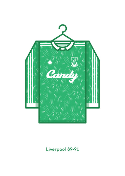 Liverpool 1989 - 91 Keeper Kit