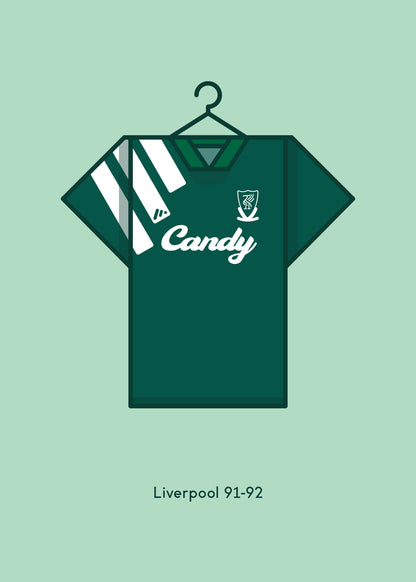 Liverpool 1991 - 92 Away Kit