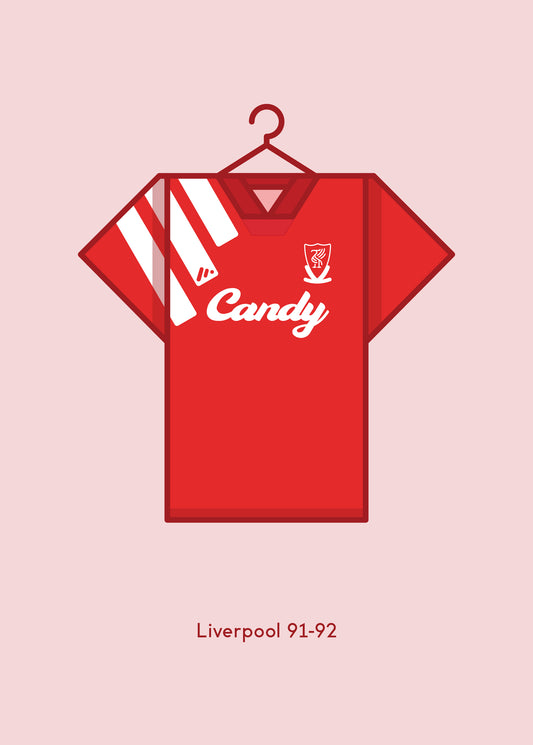 Liverpool 1991 - 92 Home Kit