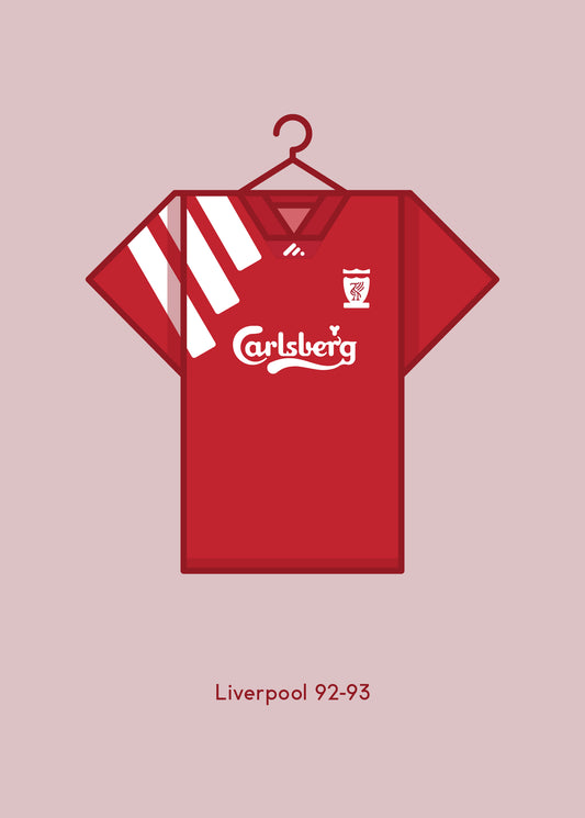 Liverpool 1992 - 93 Home Kit