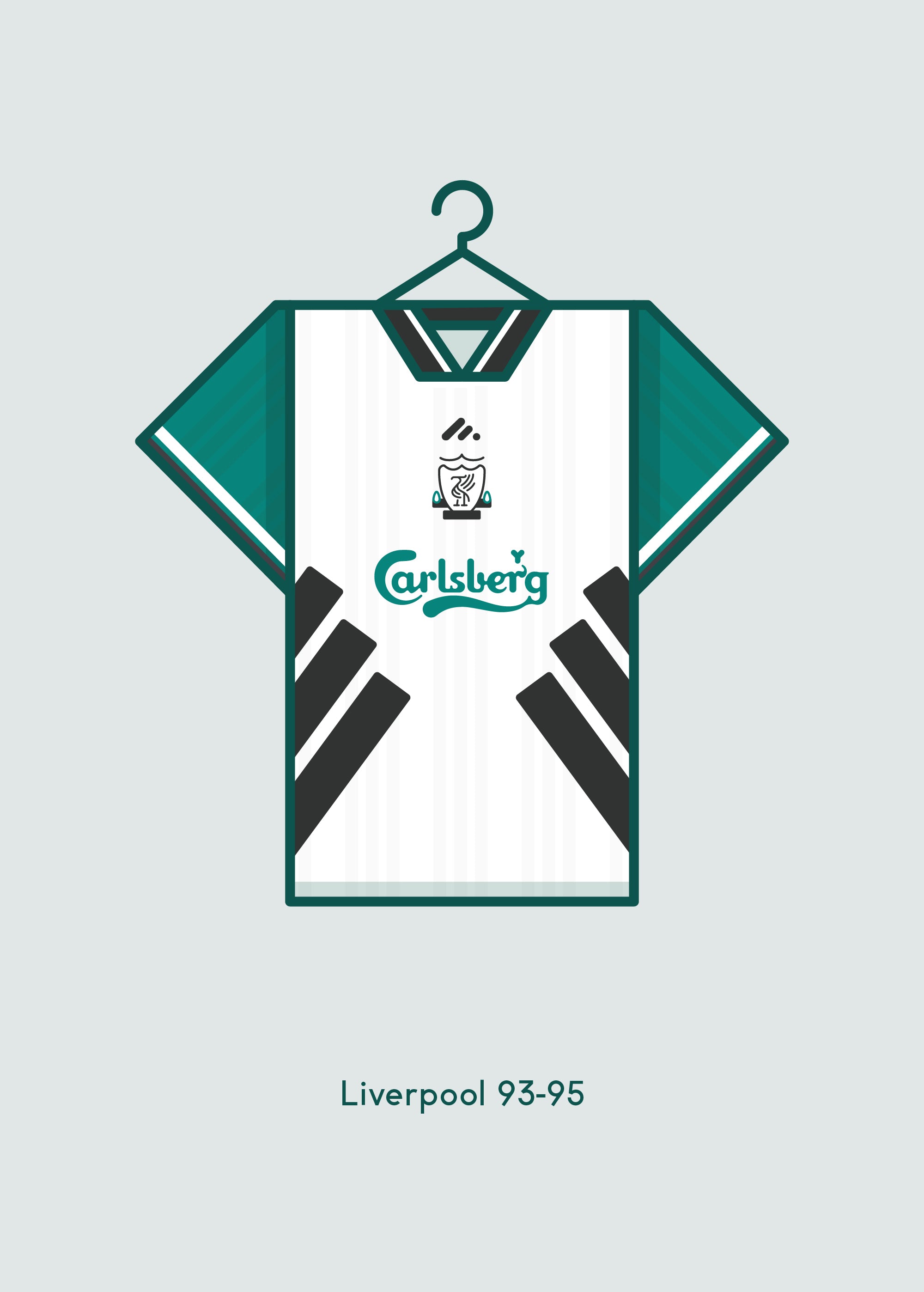 Liverpool 1993 95 Away Kit Minimal Football Kits