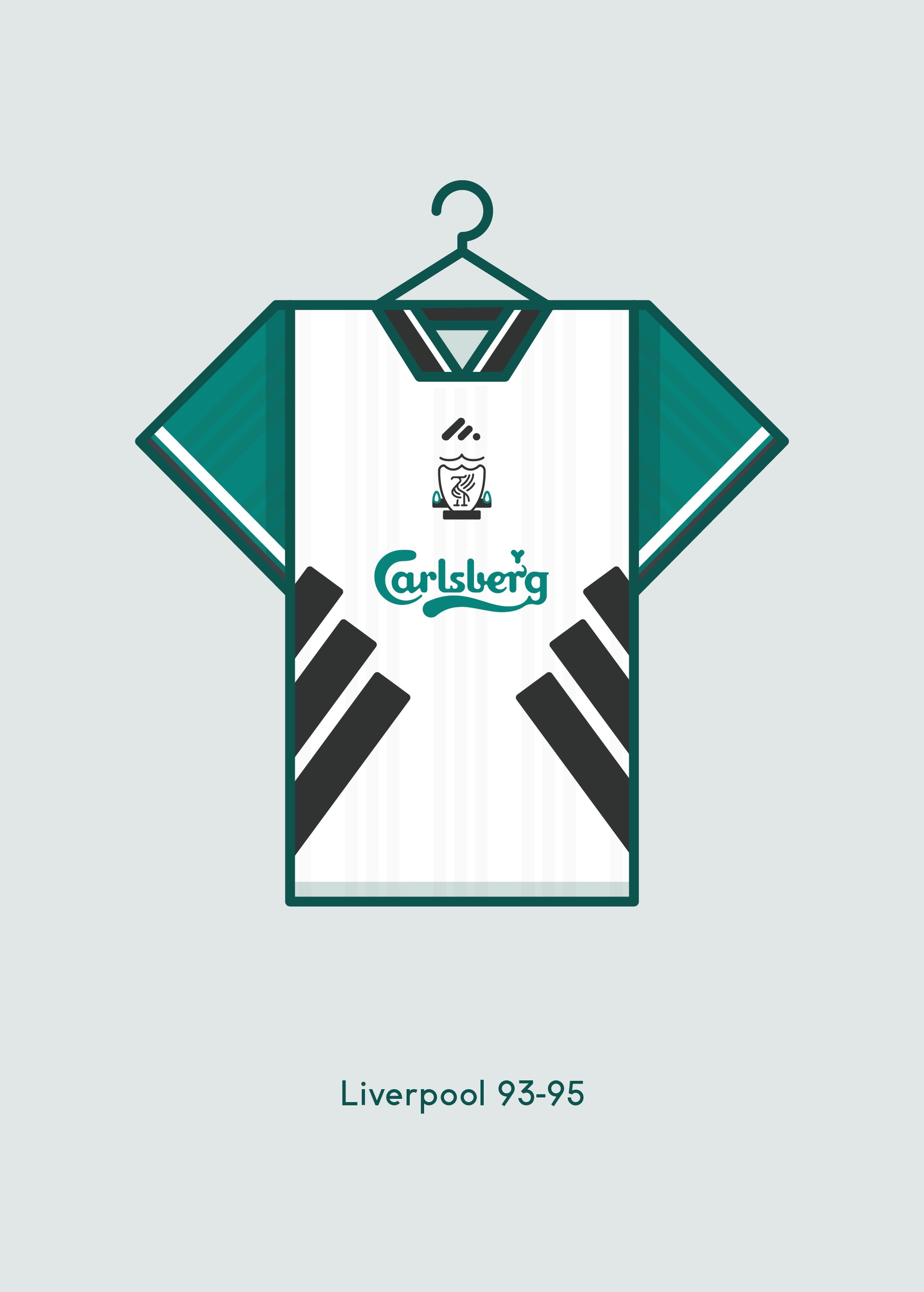 Liverpool 1993 95 Away Kit – Minimal Football Kits