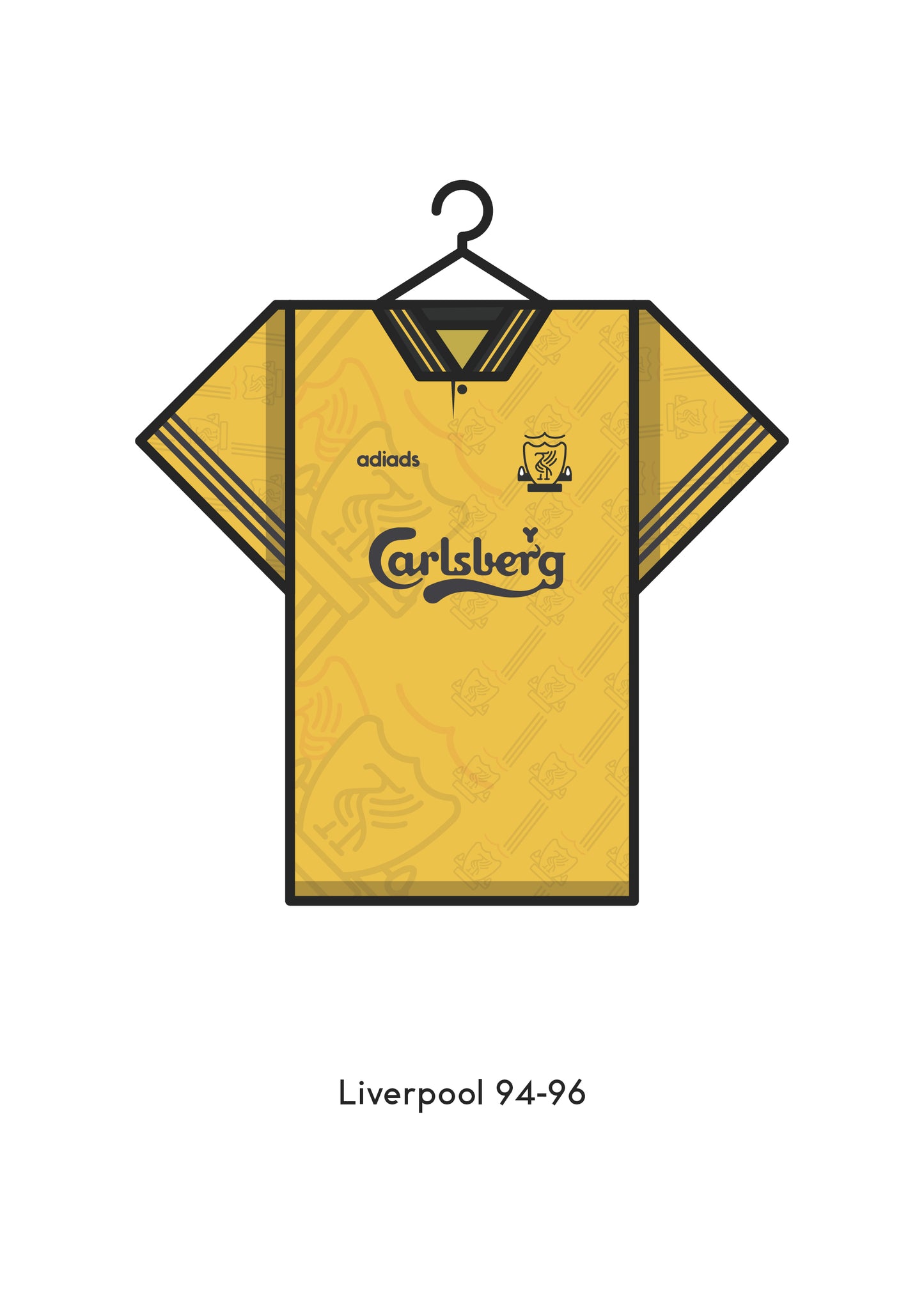 Liverpool 1994 - 96 Third Kit