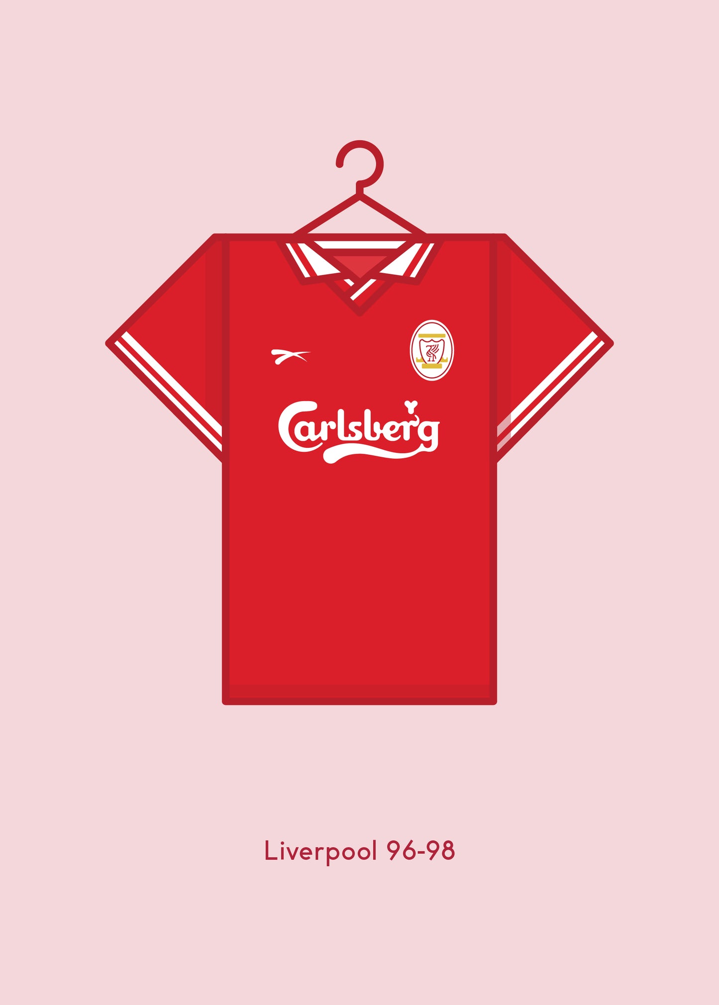 Liverpool 1996 - 98 Home Kit