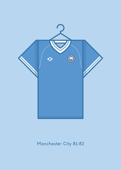 Manchester City 1981 - 82 Home Kit