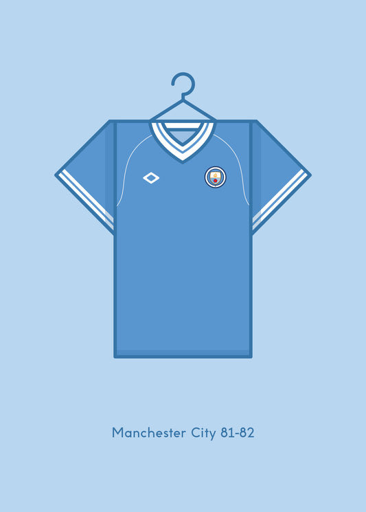 Manchester City 1981 - 82 Home Kit
