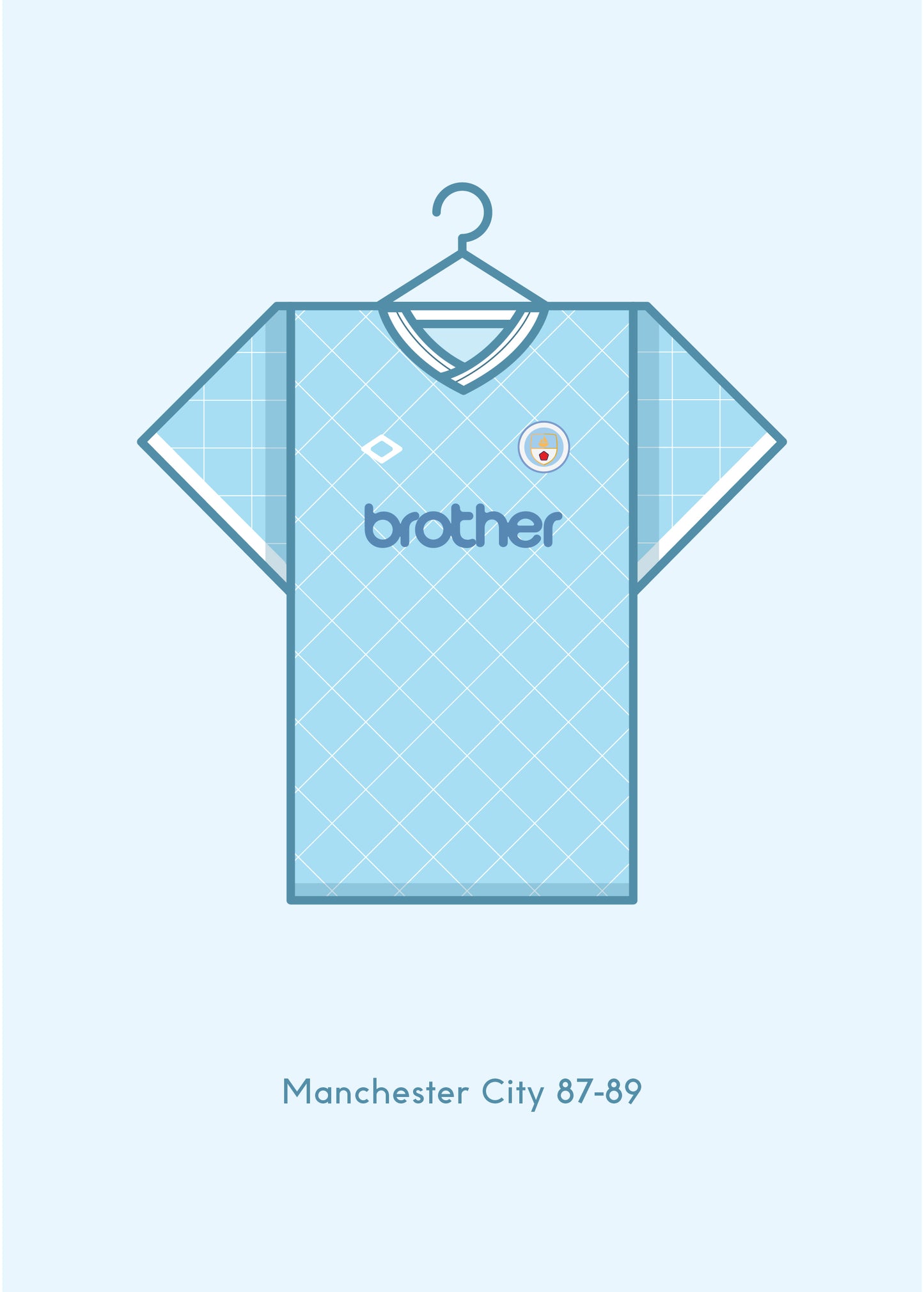 Manchester City 1987 - 89 Away Kit