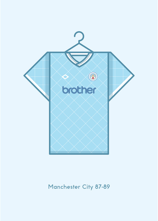 Manchester City 1987 - 89 Away Kit