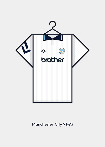 Manchester City 1991 - 93 Third Kit