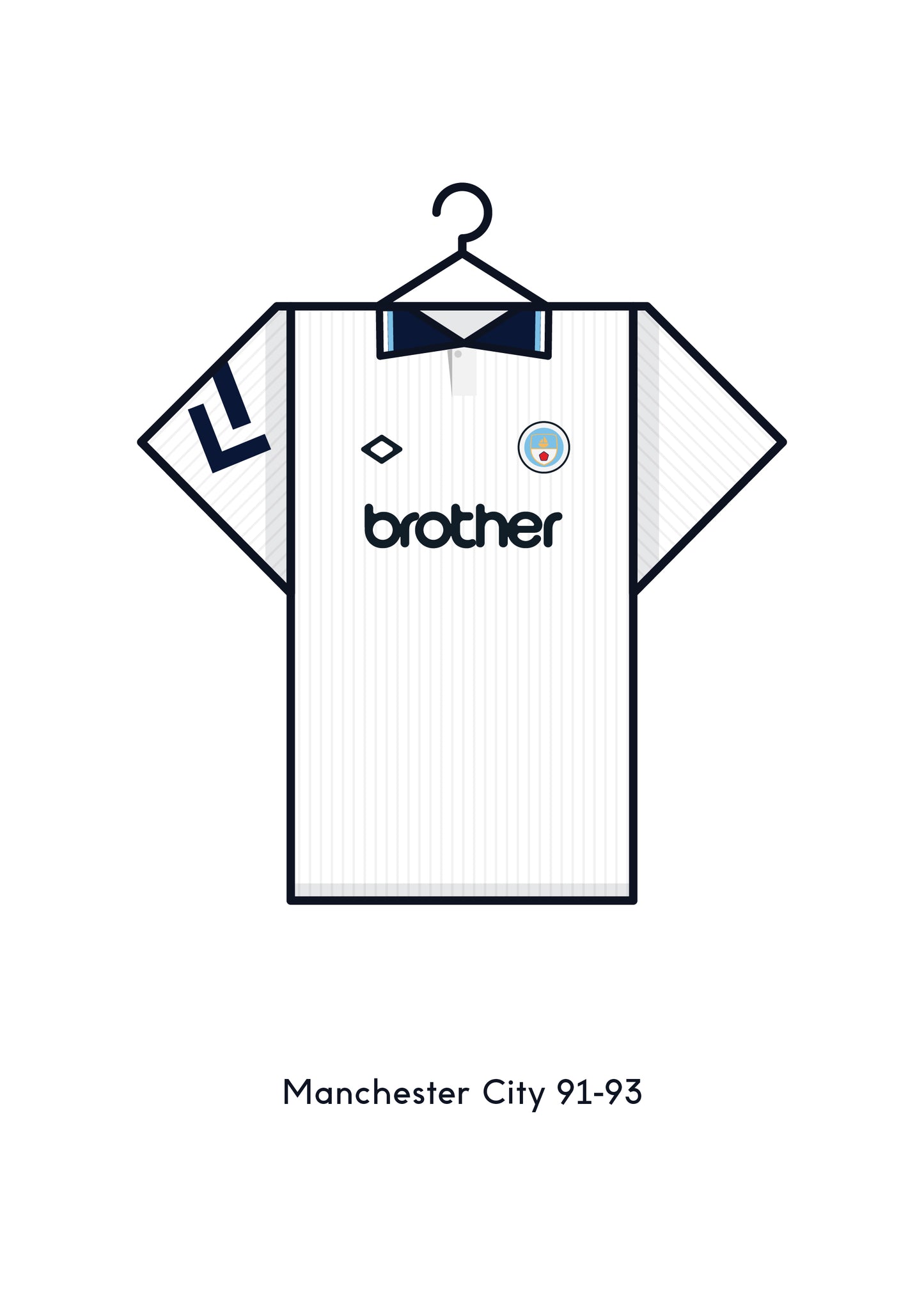 Manchester City 1991 - 93 Third Kit