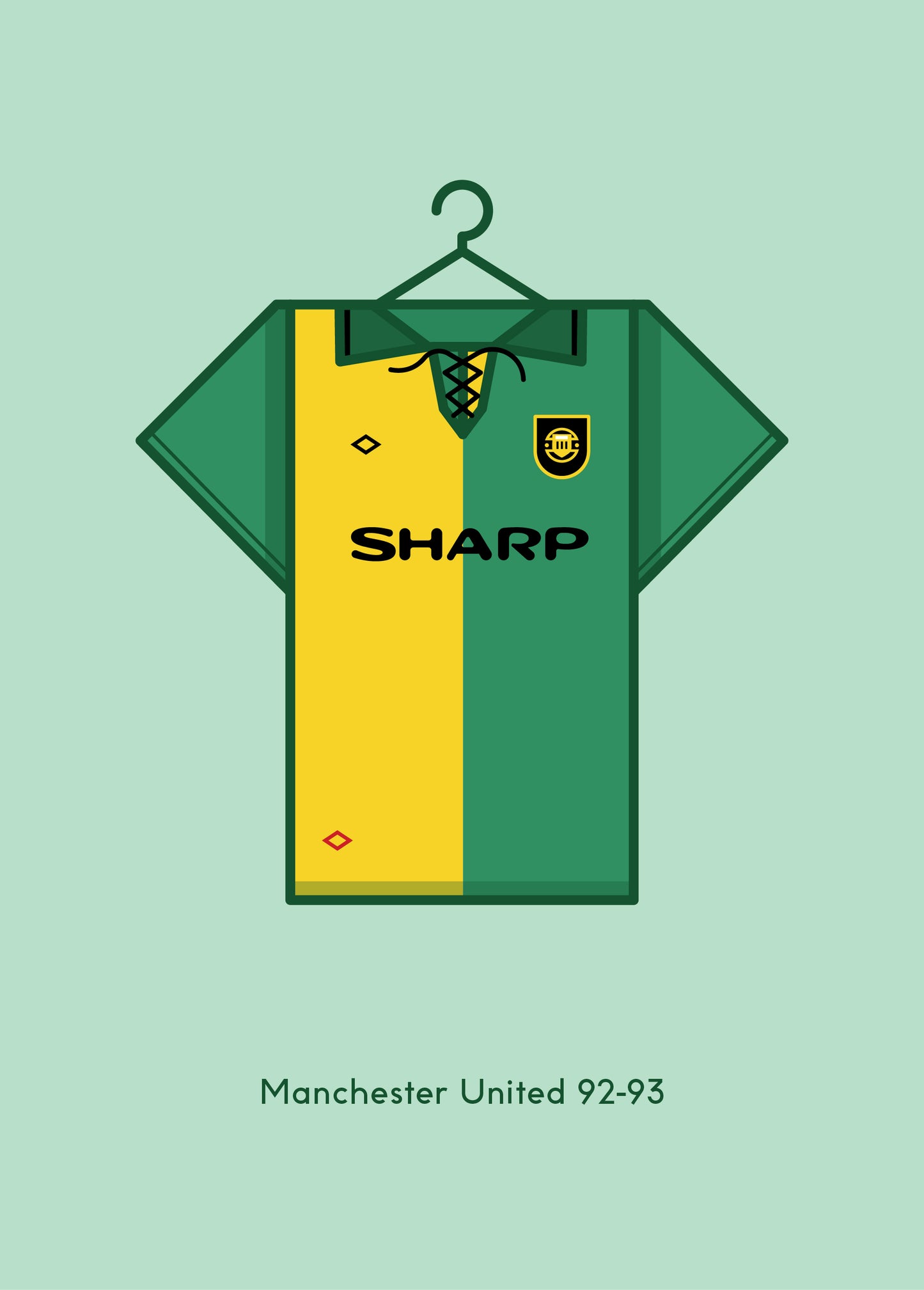 Manchester United 1992 - 93 Third Kit