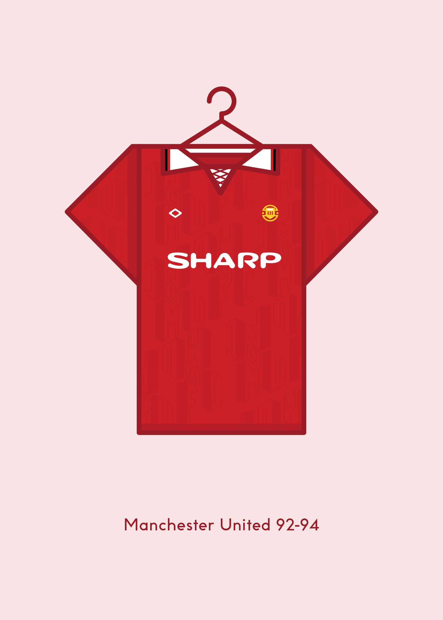 Manchester United 1992-94 Home Kit