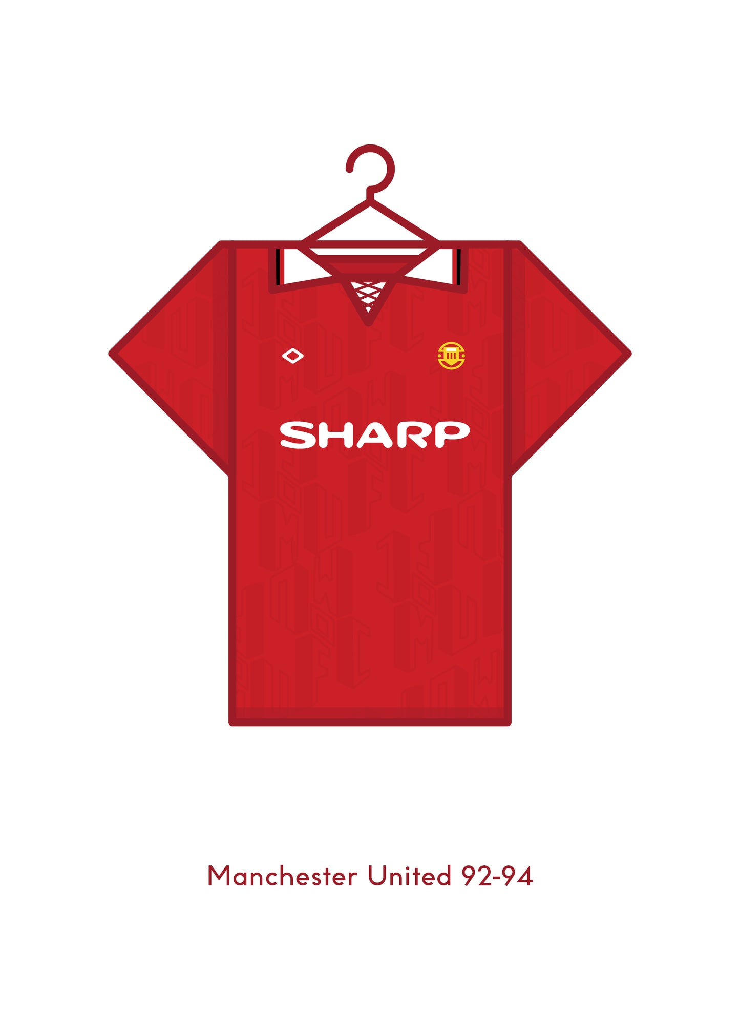 Manchester United 1992-94 Home Kit