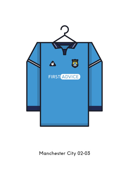 Manchester City 2002 - 03 Home Kit