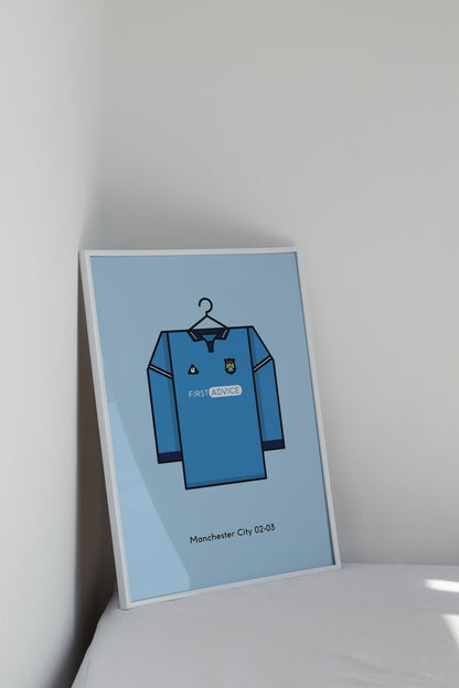 Manchester City 2002 - 03 Home Kit