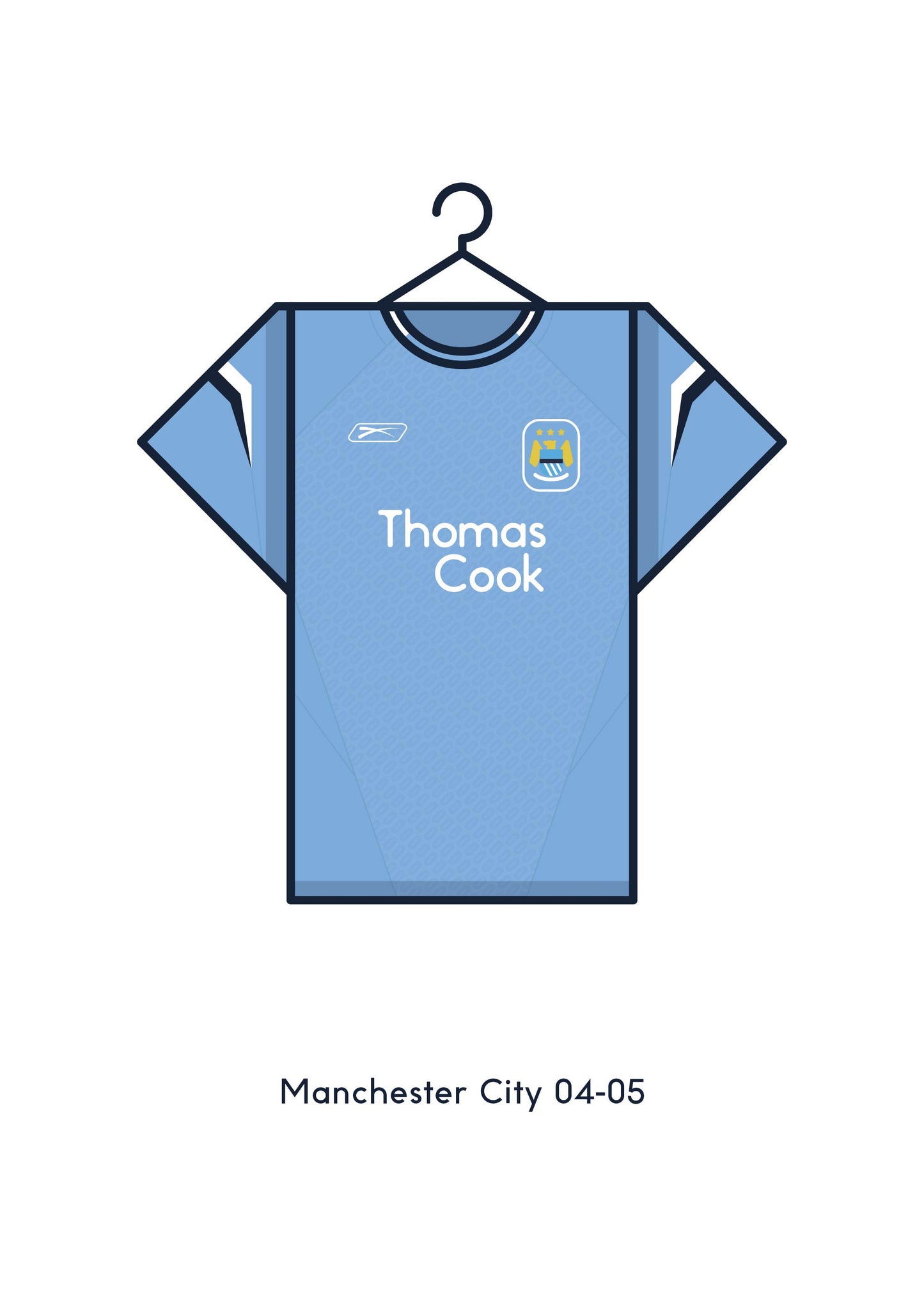 Manchester City 2004 - 05 Home Kit