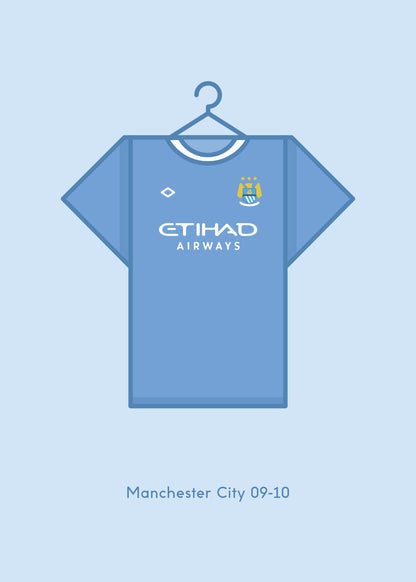 Manchester City 2009 - 10 Home Kit