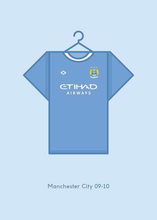 Manchester City 2009 - 10 Home Kit