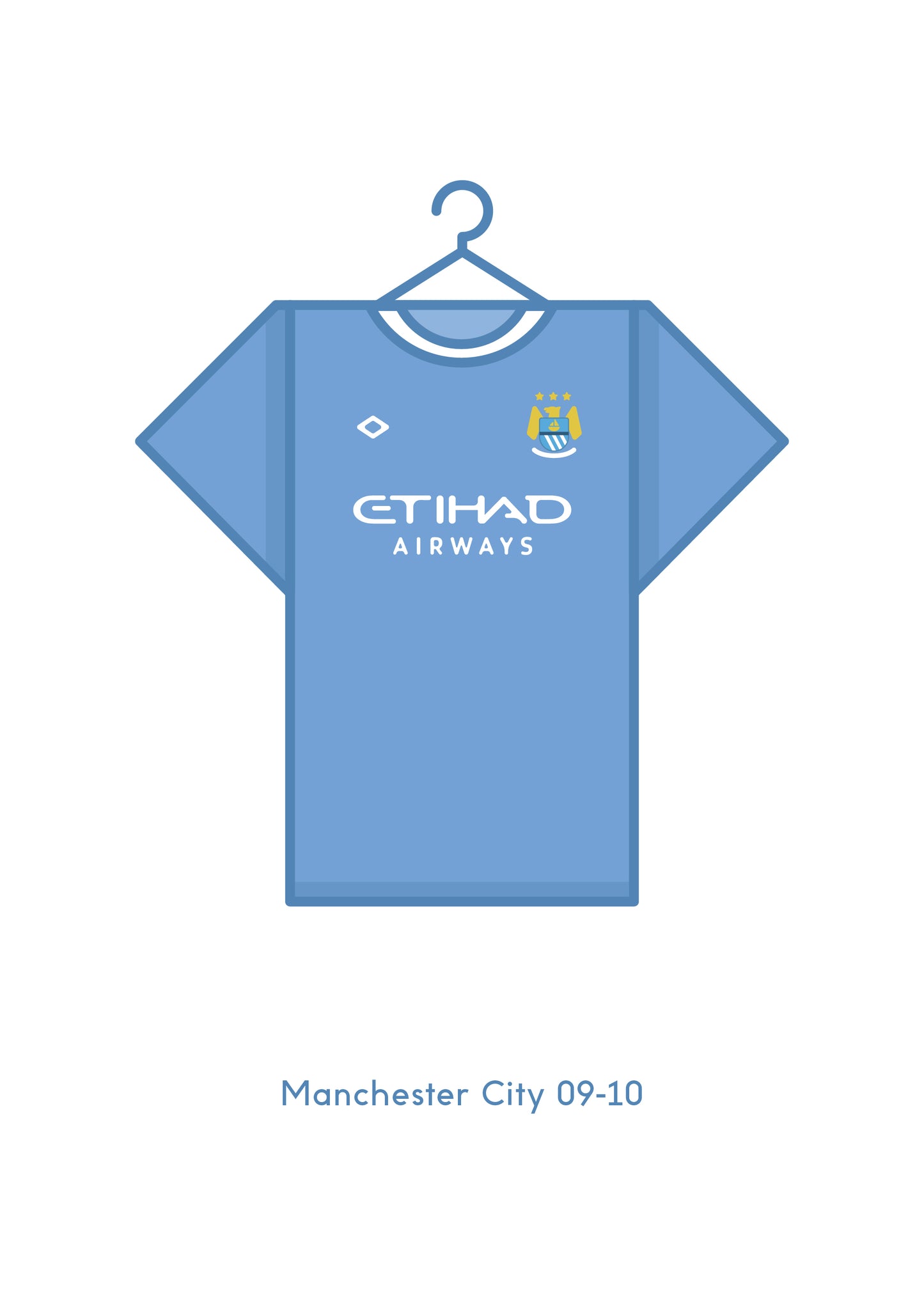 Manchester City 2009 - 10 Home Kit