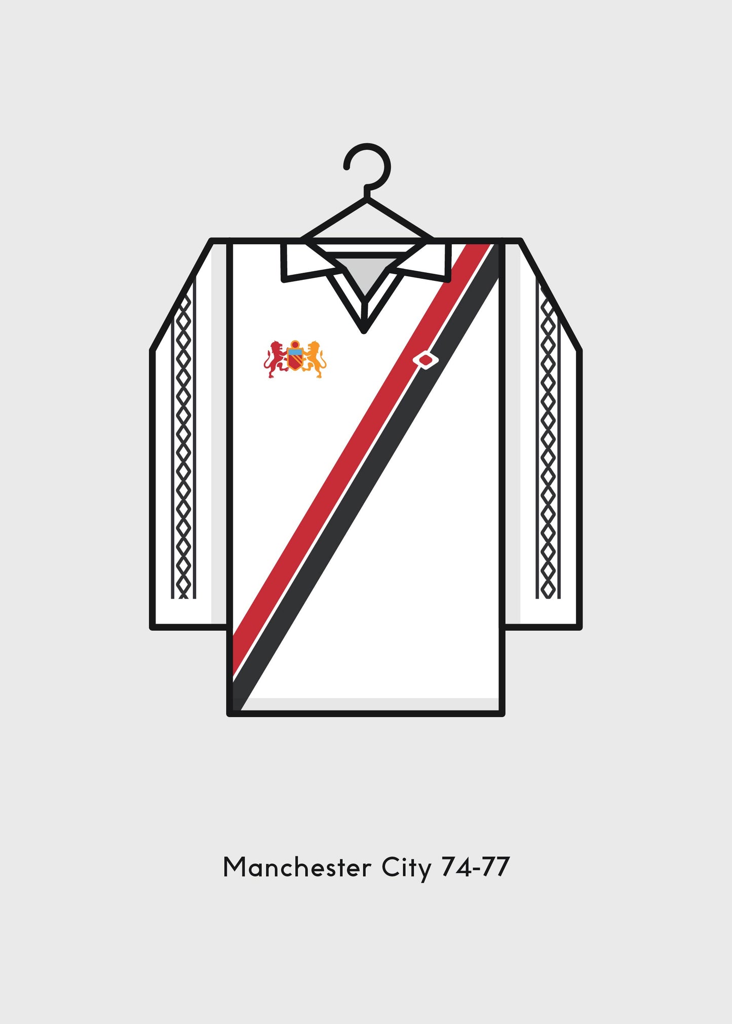 Manchester City 1974 - 77 Away Kit