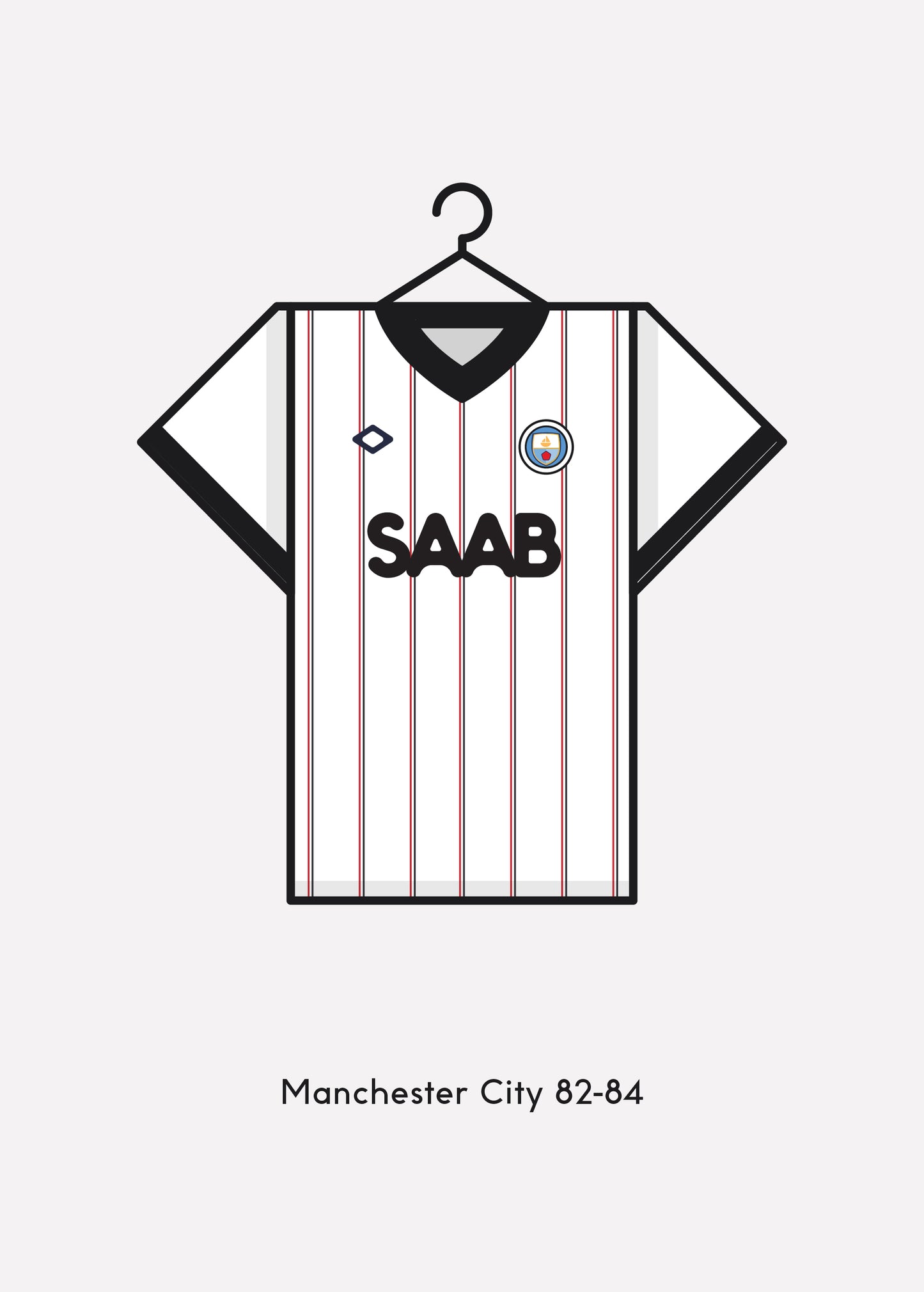 Manchester City 1982 - 84 Away Kit